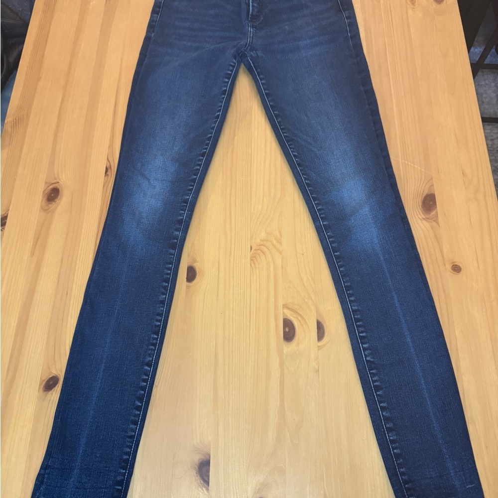 Vintage Abercrombie & Fitch Blue Simone High Rise Super Skinny Jeans